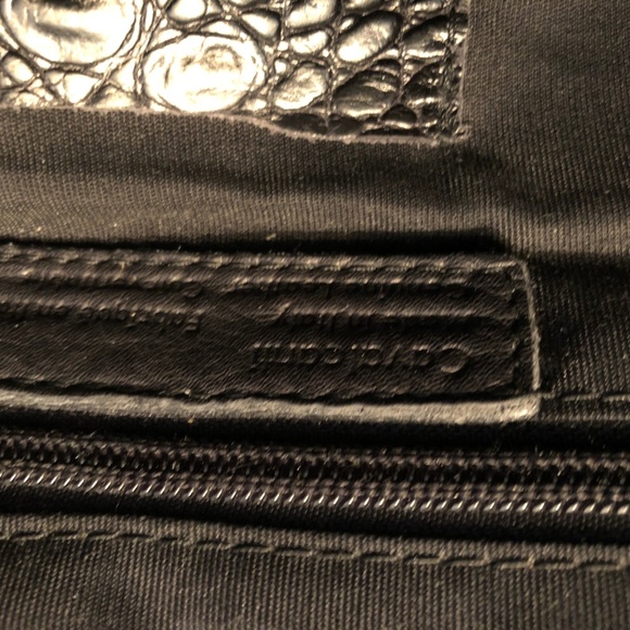 Cavalcanti Black Leather Shoulder Bag / Tote Bag - Picture 3 of 5